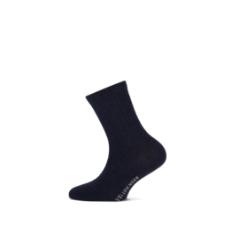 Kindersok rib marine/jeans 2-pack