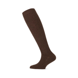 Kniekous Yellow moon met rib middel brown