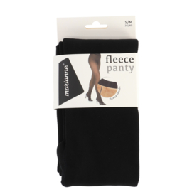Marianne Fleece panty zwart en nude