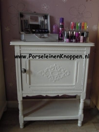 Brocante Camee kastknop, oude kastknop, Vintage