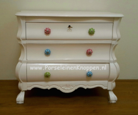 Roze kastknop met ster