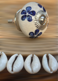 Kastknop Delftsblauw uit vervlogen tijden