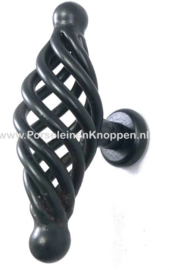 Smeedijzeren kastknop spiraal 50mm