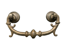 Franse kastgreep antiek, antieke ladetrekker 122 x 63mm