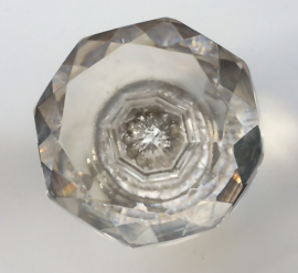Glazen diamant kastknop