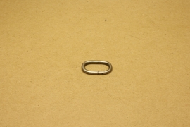 Ring ovaal ongelast 20mm oud nikkel