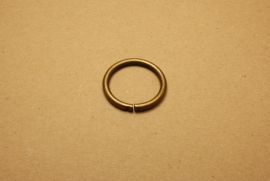 Ring ongelast oud goud 30 mm