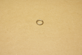 Ring ongelast nikkel 10 mm