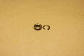 Zeilring oud goud 9mm (100)