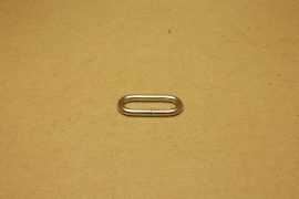 Ring ovaal ongelast 30mm nikkel