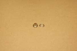 Zeilring nikkel 6mm (100)