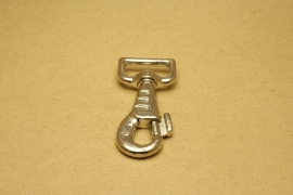 Musqueton nikkel, bandbreedte 25 mm