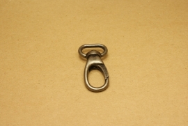 Musqueton oud nikkel, bandbreedte 20 mm