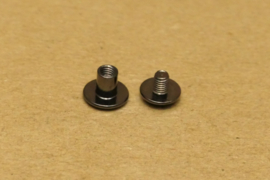 Boekschroef gun metal 5mm (100) **Nieuw**