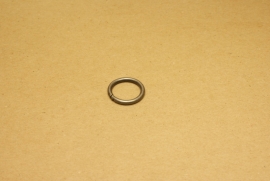 Ring ongelast oud nikkel 20 mm