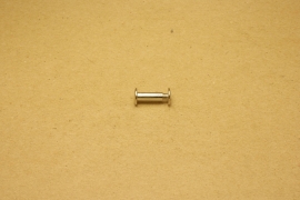 Boekschroef nikkel 15mm (10)