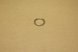 Ring ongelast nikkel 20 mm