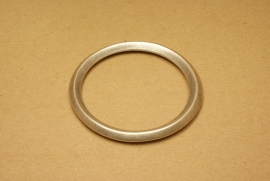 Ring gelast mat nikkel 65 mm