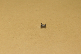 Boekschroef gun metal 5mm (10) **Nieuw**