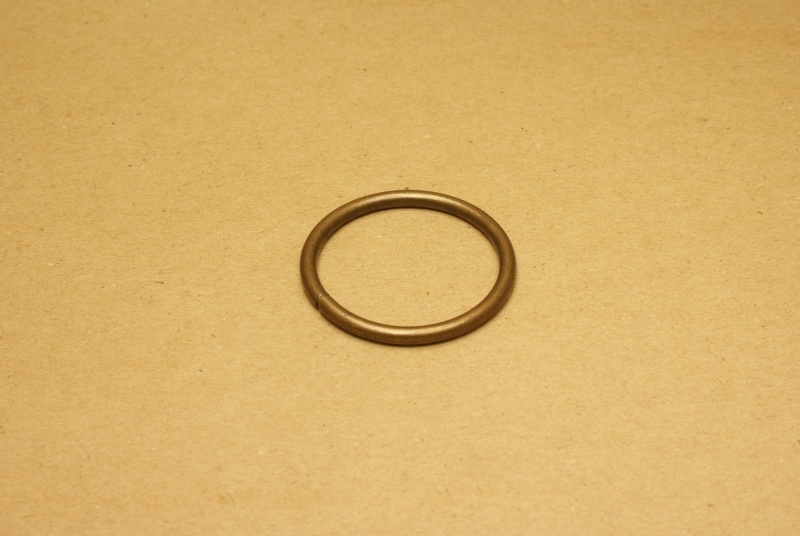 Ring ongelast oud goud 40 mm