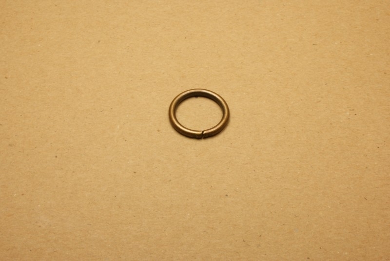 Ring ongelast oud goud 20 mm