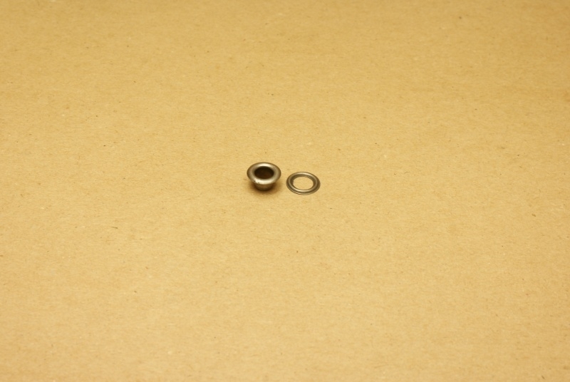 Zeilring oud nikkel 6mm (100)