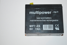 MP7-6S accu/batterij 6volt/7AH