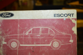 Opel Escort instructie boek