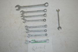 Rahsol ring/steek sleutels 9 stuks