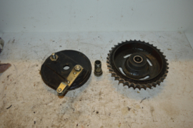 Royal Enfield kettingwiel/achter remplaat/adapter