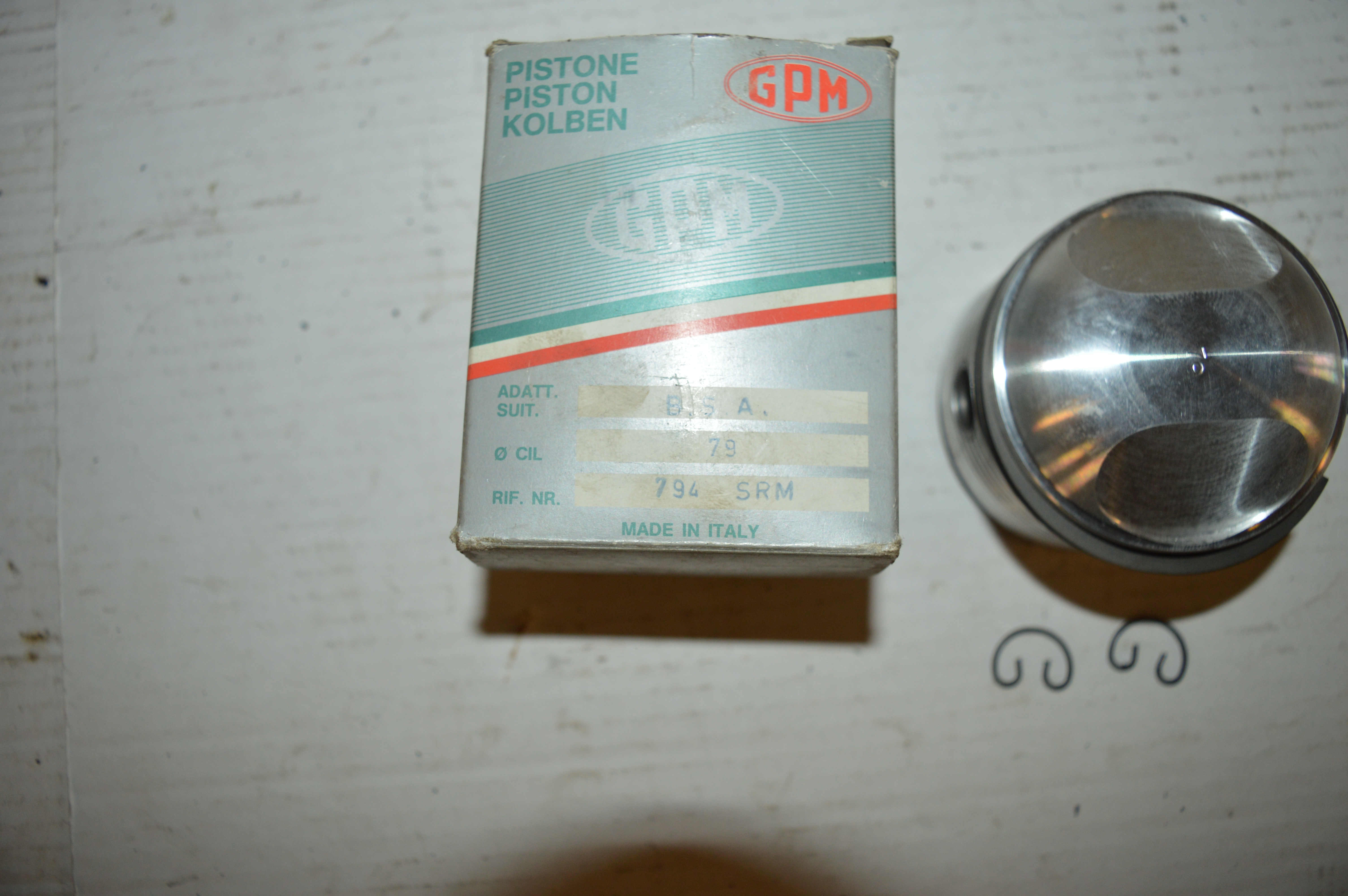 BSA Zuiger GPM 79/Italië/794 SRM/NOS