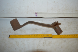Rempedaal plaat staal lengte 20-25 cm