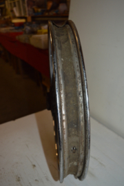 Bsa Achterwiel 19 inch/WM2 chroom