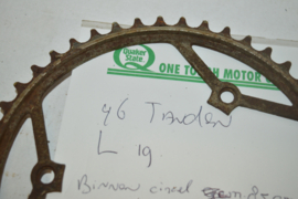 Fiets Kettingwiel/rad 46 tanden