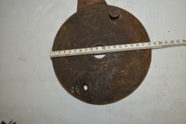 Matchless/AJS remankerplaat/metaal massief/180 mm