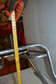 Achter rek L70 cm chroom