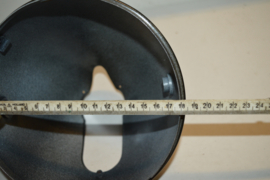 Lucas koplamphuis 7 inch/metaal zwart