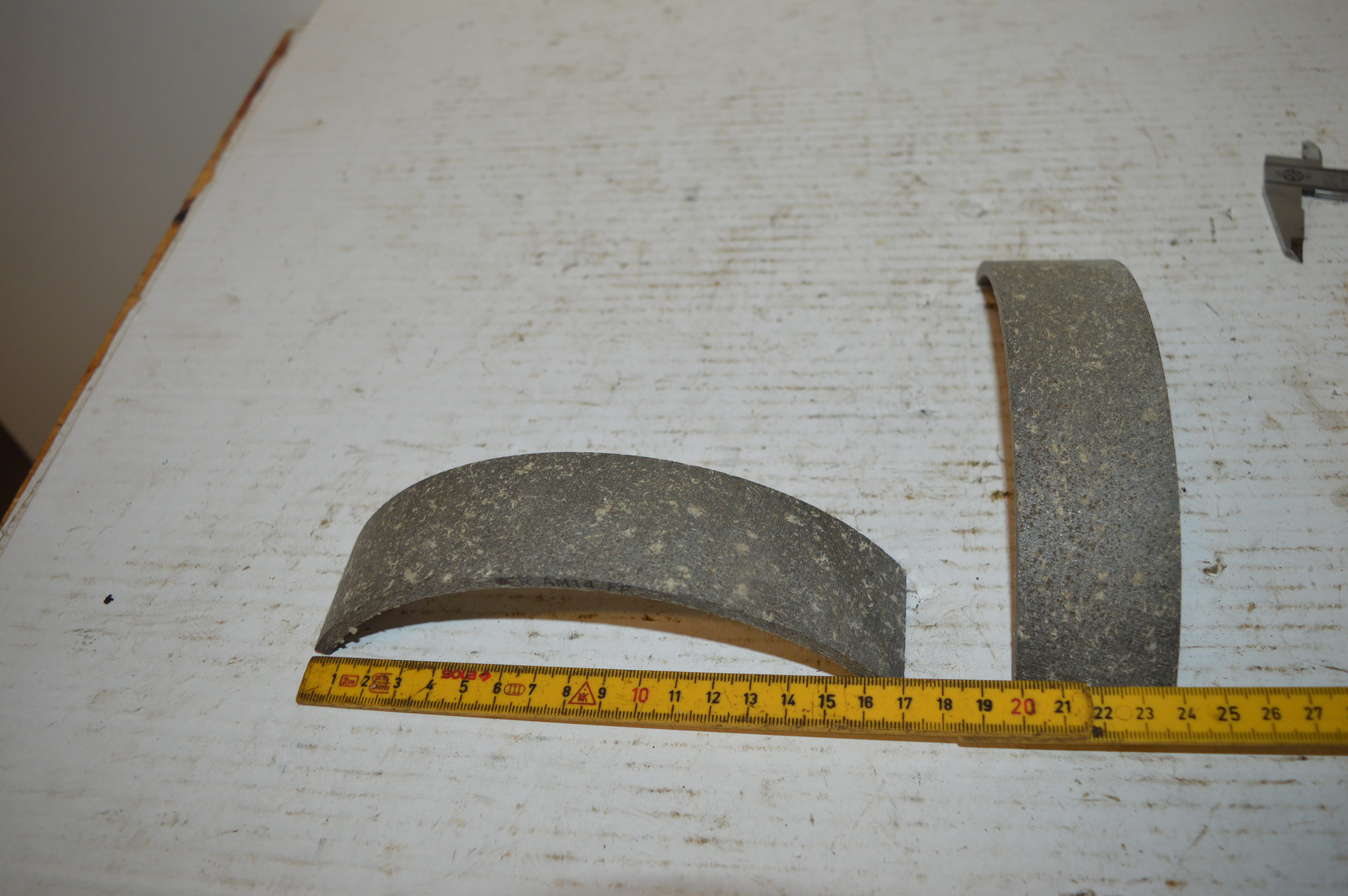 Ferodo remschoenen grijs lengte 170 mm