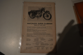 Matchless super clubman 1949-1953