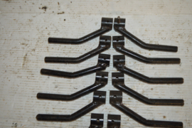 Voetsteunen metaal lengte 172mm/diameter21mm/in 1 partij 9 sets
