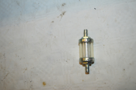 benzinefilteer 5mm glas/demontabel