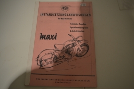 Nsu Maxi onderhouds/reparatie boek kopie