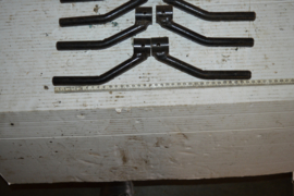 Voetsteunen metaal lengte 172mm/diameter21mm/in 1 partij 9 sets