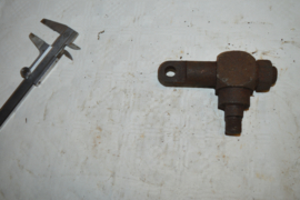 Zijspan aansluiting bout 16 mm/gat 12 mm/lengte 13 cm