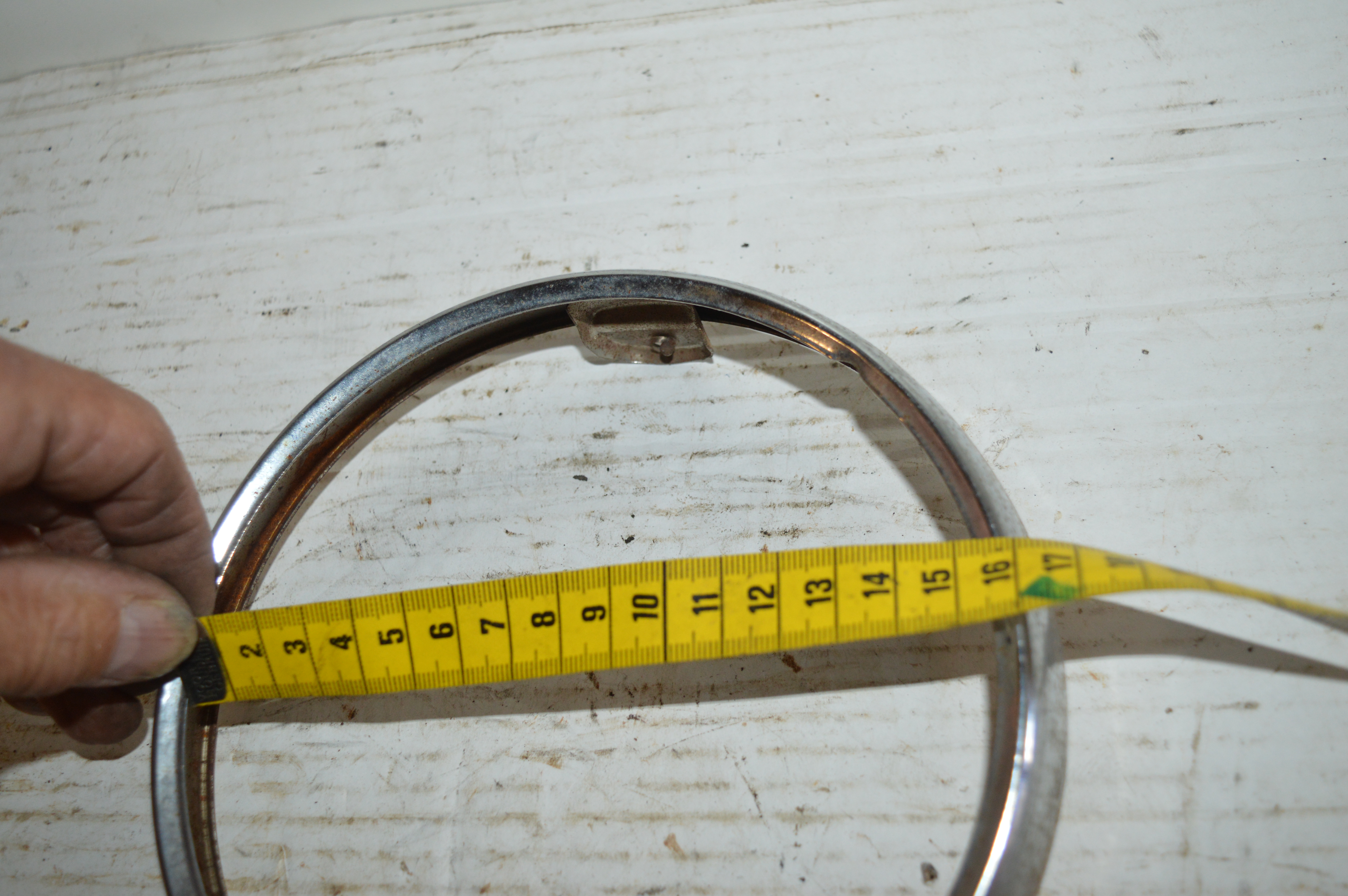Koplamp ring chroom 153/170 mm