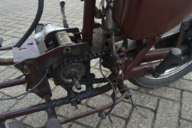 Ariel duo voetrust set/aan frame 1956