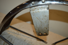 Spatbord voor 19 inch chroom