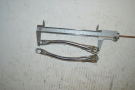 Spatbord beugel chroom lengte16 cm