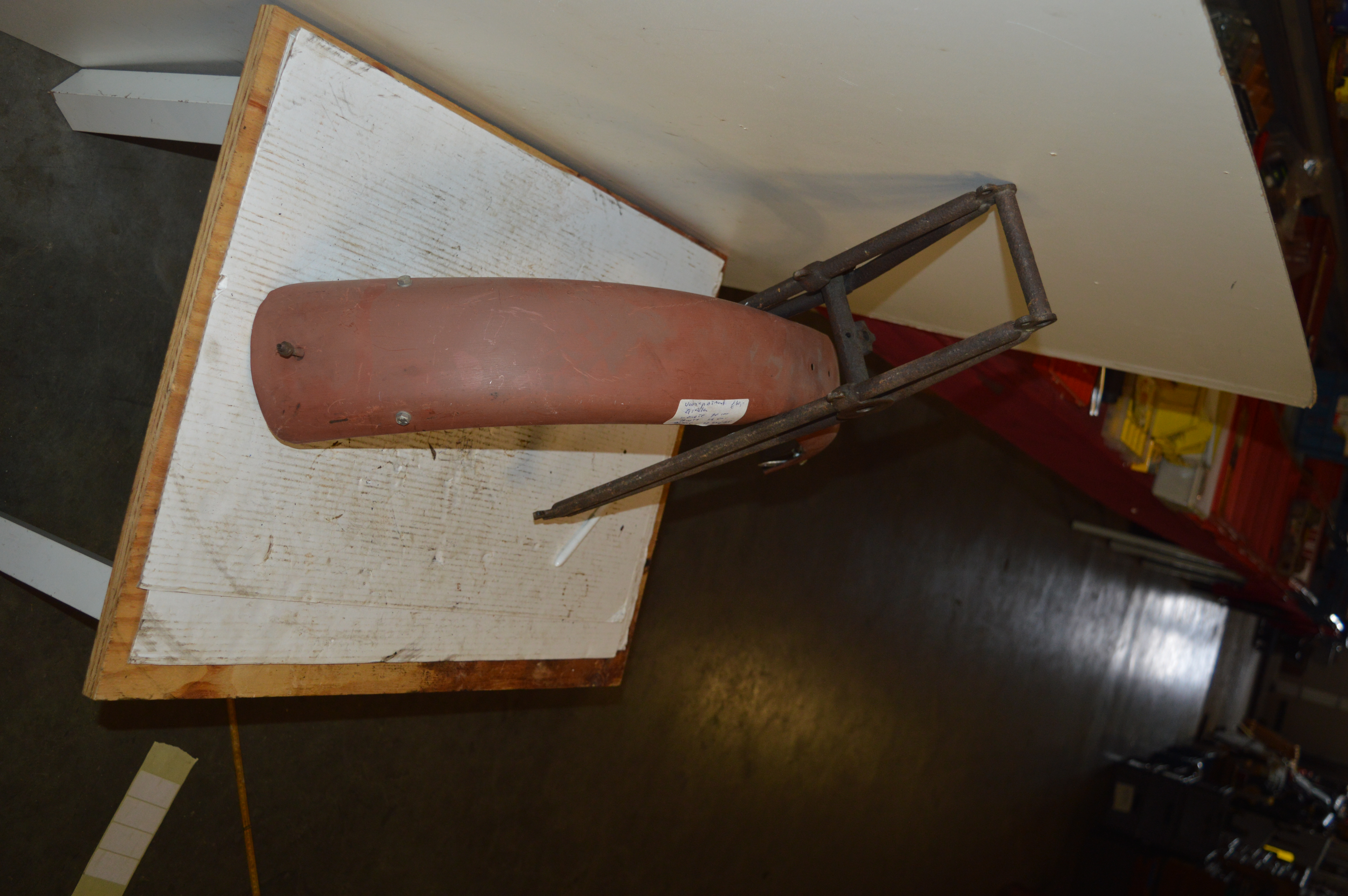 Spatbord voor Girder fork lengte 72 cm