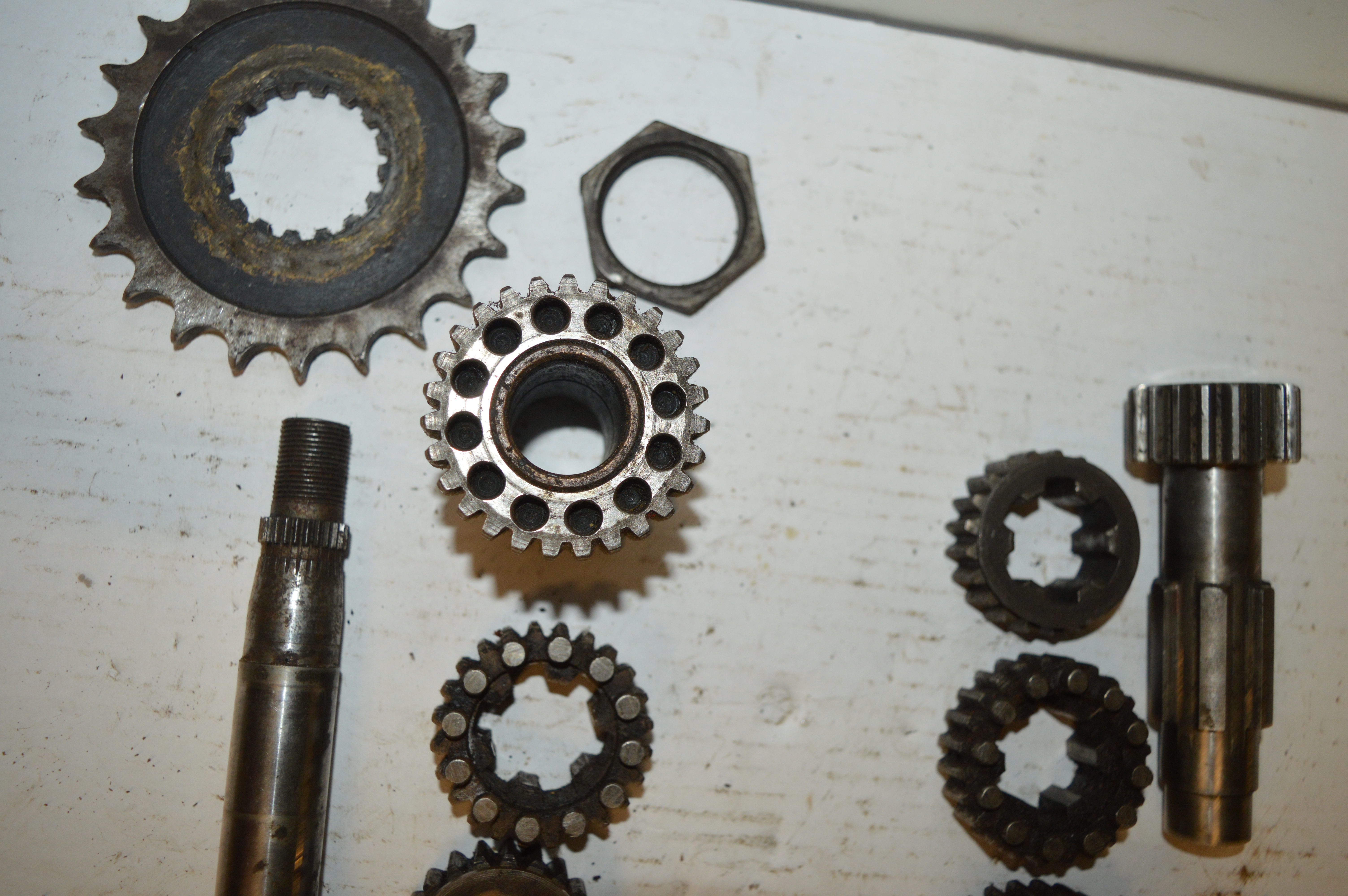 Rudge versnelling 4 bak 500 cc set